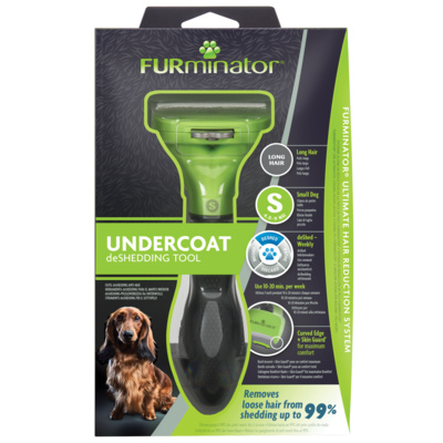 FURminator  Фурминатор S для мелких Собак с длинной шерстью 141037 0,201 кг 37072