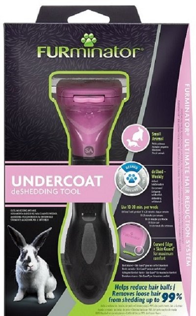 FURminator Small Animal фурминатор для кроликов, хорьков и грызунов 50х129х224 мм,