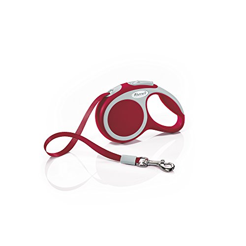 flexi ВИА Рулетка-ремень для собак до 50кг, 8м, красная (Vario L tape 8m red), 0,400 кг, 19263.кр