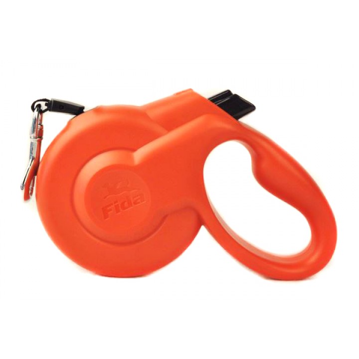 Fida Styleash рулетка-лента для собак малых пород M (до 12 кг), красный