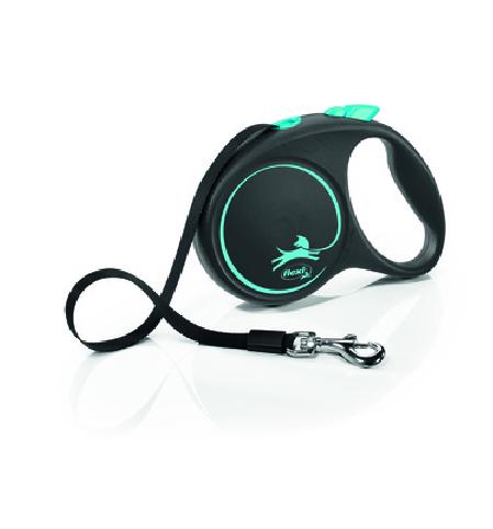 flexi Рулетка-ремень для собак до 50кг 5м синяя (Black Design L Tape 5m blue) FU32T5.251.S CHBL 0,322 кг 44686