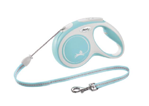 flexi Рулетка-трос для собак до 12кг 8м голубая (New Comfort S Cord 8m light blue) CF10C8.251.HBL.20 0,248 кг 44702