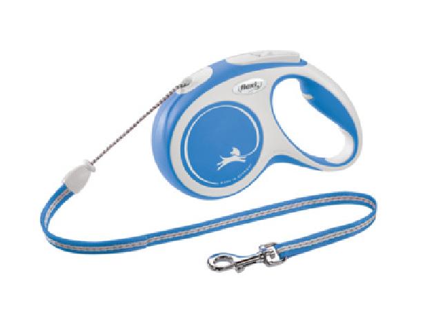 flexi ВИА Рулетка-трос для собак до 8кг 3м синяя (New Comfort XS Cord 3m blue) CF00C3.251.BL.20 | New Comfort Cord blue 0,119 кг 44696