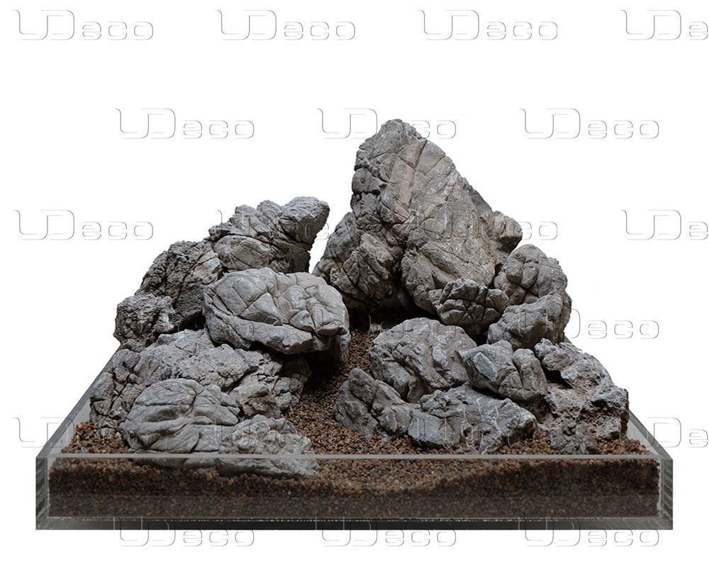[282.UDC21605]  UDeco Elephant Stone MIX SET 15 - Натуральный камень Слон дакв и терр набор 15 кг