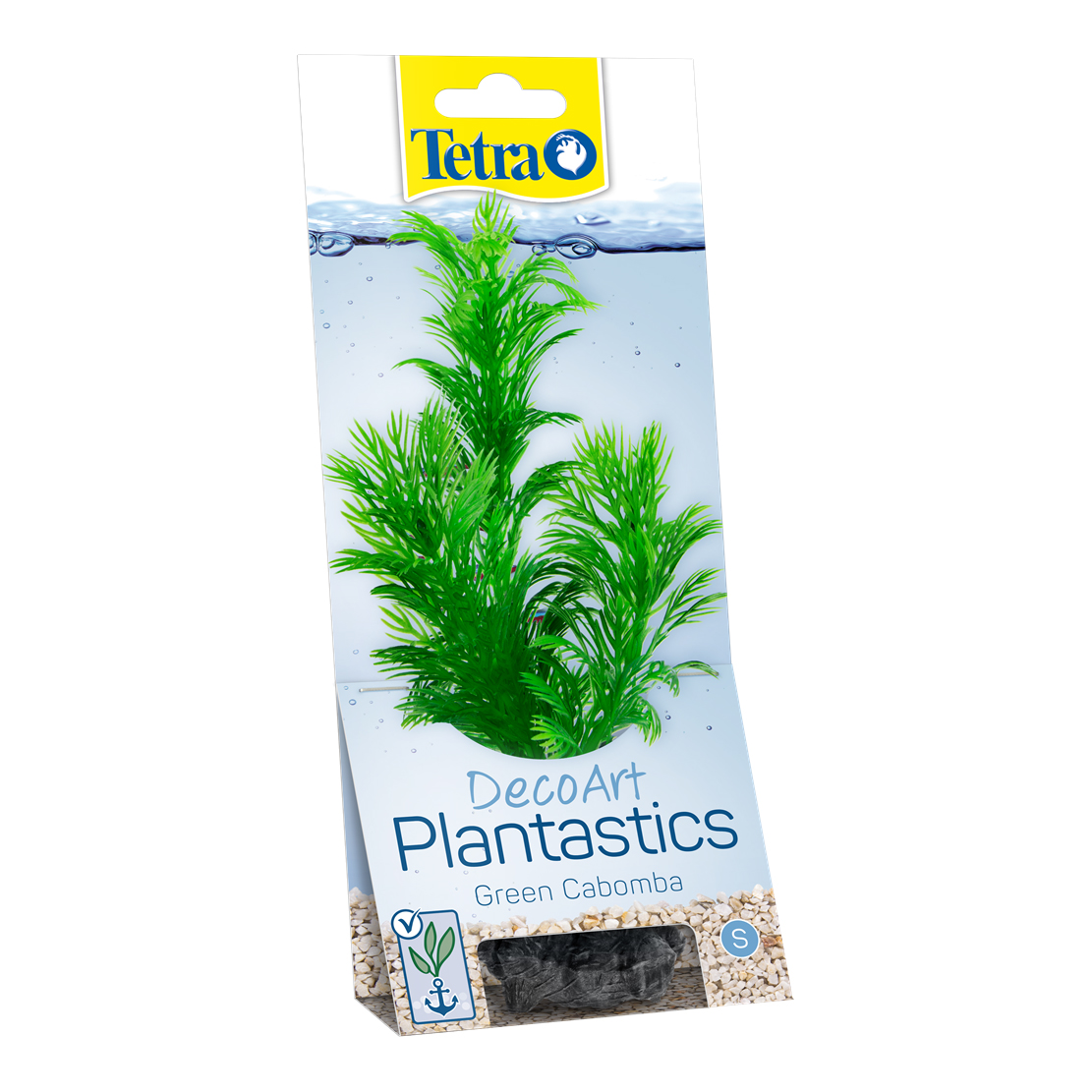 Растение Tetra DecoArt  Plantastics Green Cabomba (S) 15 см. с утяжелителем 