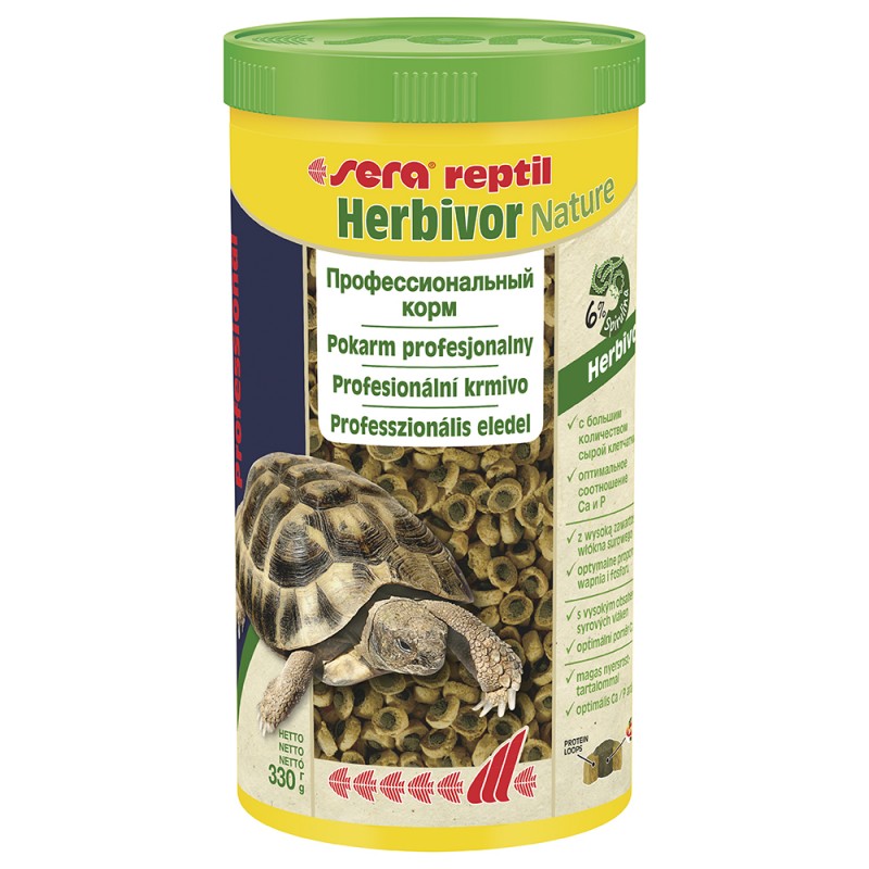 Сера Корм для рептилий Reptil Professional Herbivor 1000 мл 330 г (45371), S1812, 4900100807