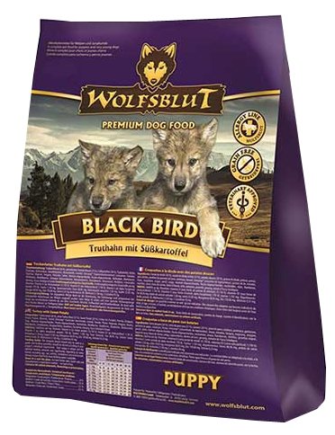 Wolfsblut Корм Black Bird Puppy (Черная птица для щенков) 15 кг, WBBBP15, 8100100761