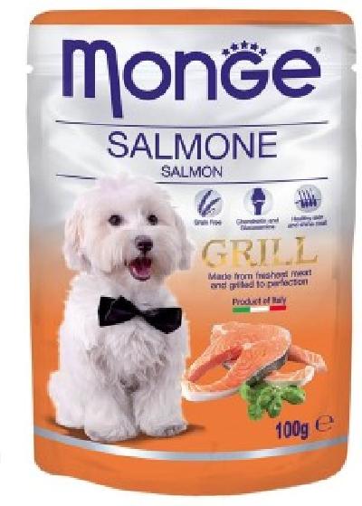 Monge Dog Grill влажный корм для взрослых собак всех пород, лосось 100 гр