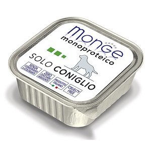 Monge Dog Monoprotein Solo влажный корм для собак всех пород и возрастов, кролик 150 гр