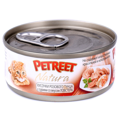 Petreet Консервы для кошек тунец с лобстером А53061, 0,070 кг, 54008
