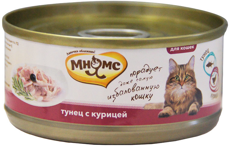 Мнямс влажный корм для кошек всех возрастов и пород, пир охотника (утка, кролик, дичь) 100 гр, 2200100827