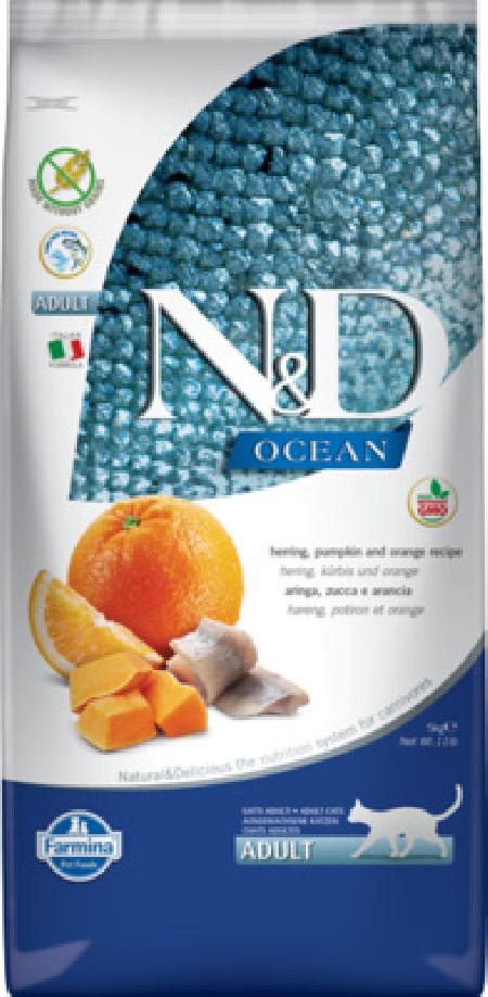 Farmina N&D OCEAN PUMPKIN дк сельдь с апельсином и тыквой 0,3 кг, 12900100835
