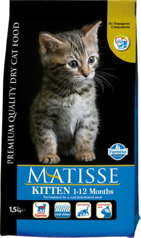 FARMINA Сухой сбалансированный корм для котят Matisse курица 4489 0,400 кг 39055