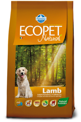 FARMINA Сухой корм для собак всех пород Ecopet Natural ягненок 4485, 2,500 кг