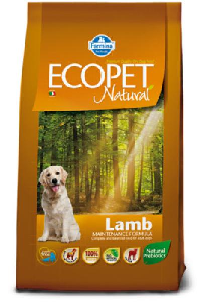 Farmina Ecopet Natural корм для взрослых собак всех пород, ягненок 12 кг, 19000100838