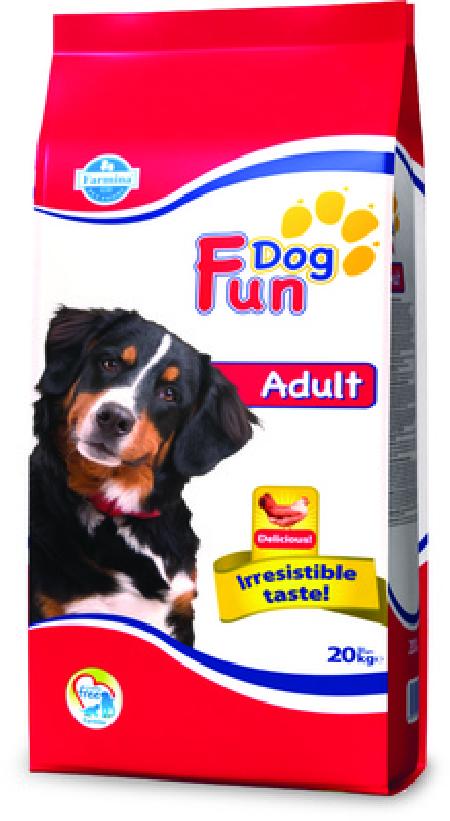 FARMINA Сухой корм для для взрослых собак Fun dog  со вкусом курицы 4505 20,000 кг 39067