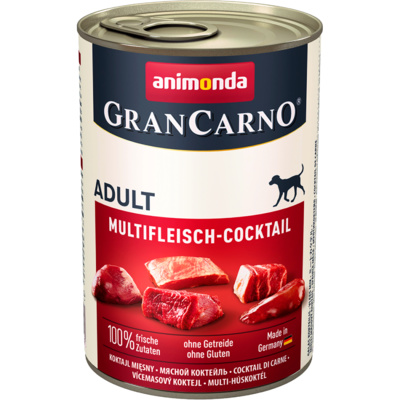 Animonda Консервы для собак Gran Carno мясной коктейль (Original Adult) 00182730 | Gran Carno Original Adult, 0,4 кг , 2600100846