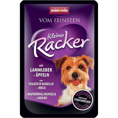 Animonda ВИА Паучи для собак Vom Feinsten Kleiner Racker c печенью ягненка и яблоками (001/82683) 001/82683, 0,085 кг