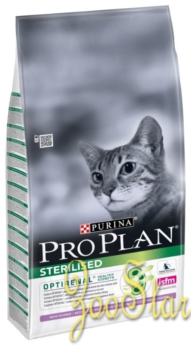 Purina Pro Plan Набор 10+2кг в подарок Для кастрированных кошек с индейкой (Sterilised Turkey) - 12353661 12,000 кг 227050, 8500100529