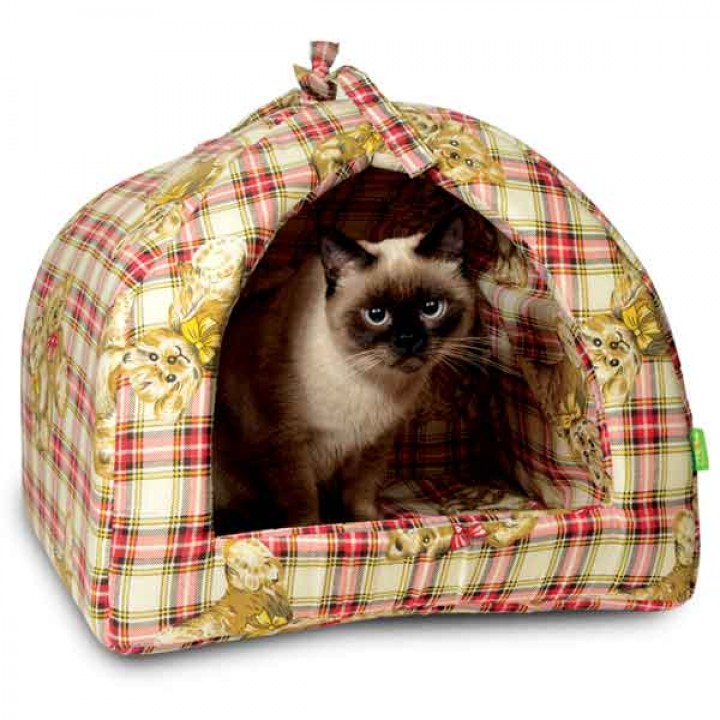 Triol домик-вигвам для кошек и собак 40x40x36 см