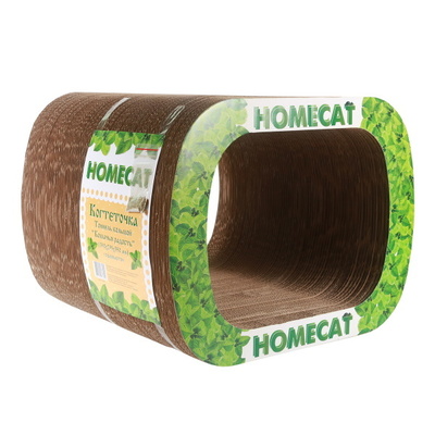 Homecat Большая когтеточка-тоннельКошачья радость гофрокартон 39х29,5х35 см 76509 2,300 кг 41679