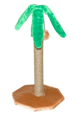 Yami-Yami ВИА Когтеточка Пальма с пумпоном, 63см, джут, основ.- 36*34см (8106д), 1,885 кг, 22426