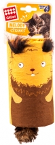 GiGwi игрушка для кошек, белка дразнилка с хвостиком на резинке 22 см