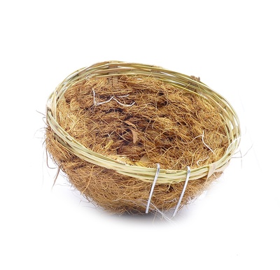 Benelux аксессуары Гнездо для канареек (бамбук/кокос) ?11.5 см (Bird nest bamboo/coco canaries) 14550, 0,080 кг, 50765