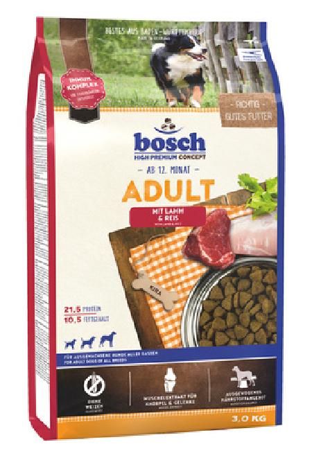 Bosch Сухой корм для собак с ягнёнком и рисом Adult 52080015, 15 кг 