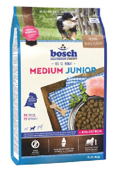 Bosch ВИА Сухой корм для щенков средних пород Medium Junior 5203003, 3 кг 