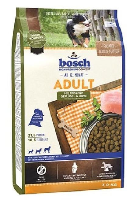 Bosch Сухой корм для собак с птицей и просом Adult 5207003 | Adult, 3 кг, 44247