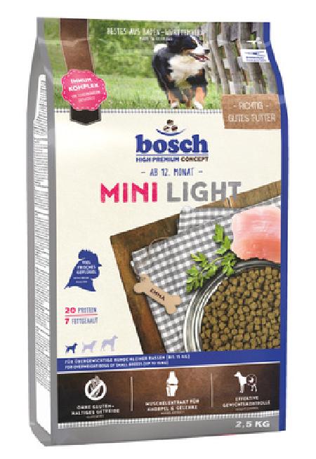Bosch Сухой корм для собак малых пород с избыточным весом Mini Light 5213001 | Mini Light, 1 кг 