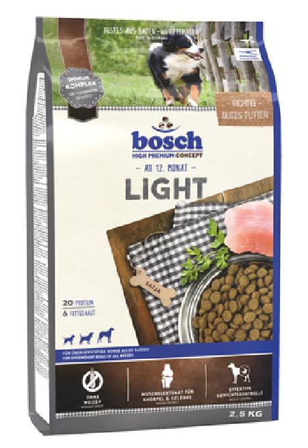Bosch Сухой корм для собак склонных к полноте, и с избыточным весом Light 5214025, 2,5 кг 
