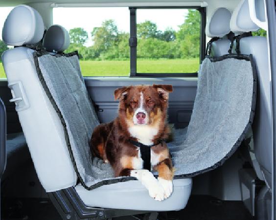 Trixie ВИА Автомобильная подстилка для собак, 1,45 х 1,6 м (серый/чёрный) , 1,800 кг, 39790