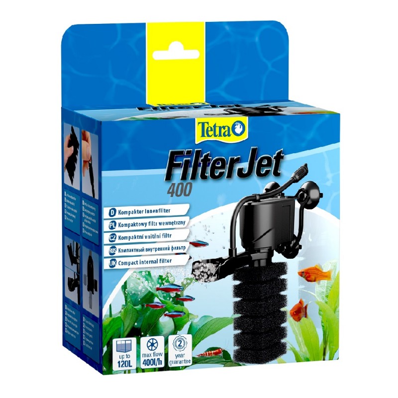 Tetra (оборудование) Внутренний фильтр FilterJet 400 для аквариумов объемом 50–120л 0,460 кг 37042