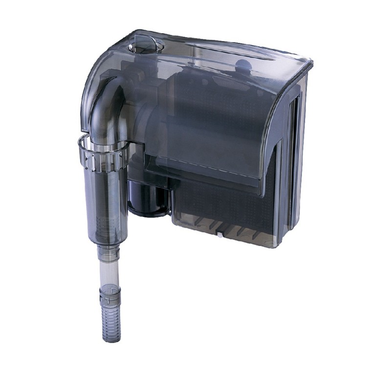 Atman HF-0600 Фильтр рюкзачный для аквариумов до 100л, 660л/ч, 6W с поверхностным скиммером черный, УТ000031446