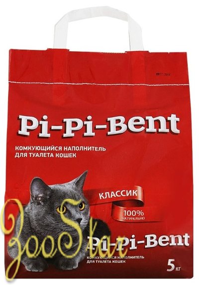 Pi-Pi-Bent Комкующийся наполнитель Нежный Прованс (пакет), 5 кг 