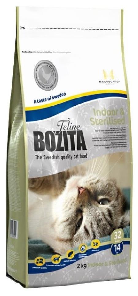 Bozita корм для взрослых и пожилых кастрированых и малоподвижных кошек всех пород, курица 2 кг