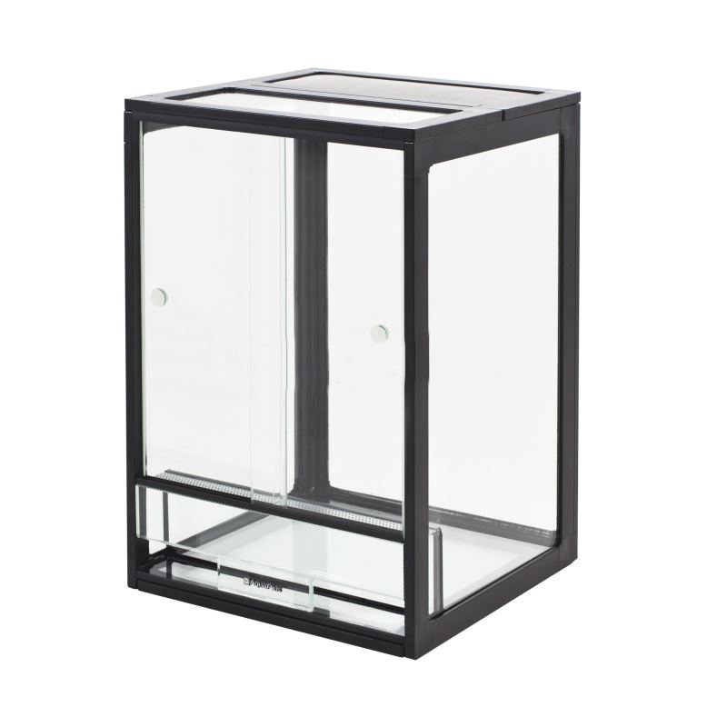 Террариум профильный AquaPlus PROFI 40 (30х30х45 см) стекло: стенки 5 мм, дно 8 мм, черный