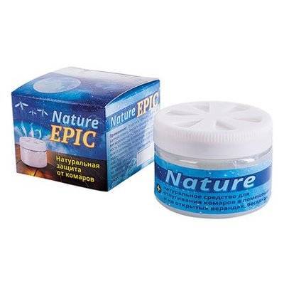 NATURE EPIC гель-репеллент на эфирных маслах НОВИНКА!, 50 мл , 015012