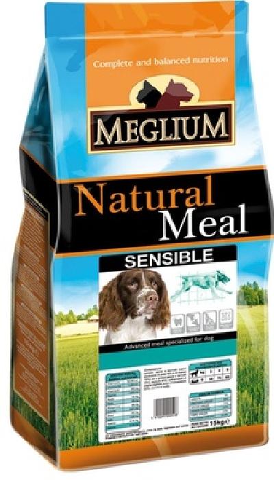 MEGLIUM Сухой корм  для взрослых собак с чувствительным пищеварением ягненок с рисом 65190, 20,000 кг