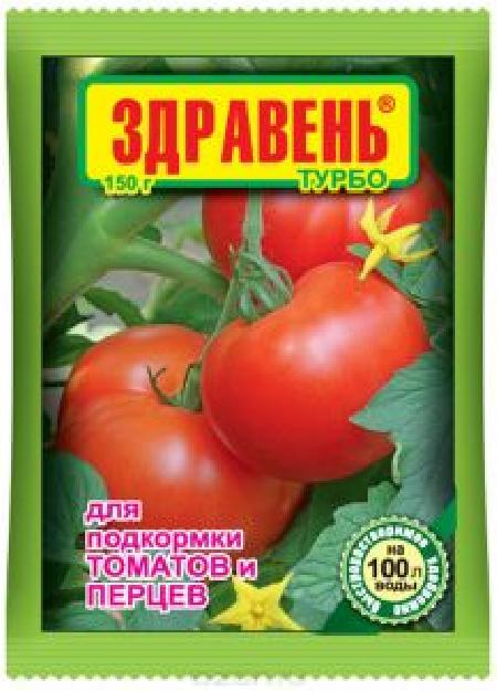 ЗДРАВЕНЬ ТУРБО для подкормки перцев и томатов, 150 г, 00008716