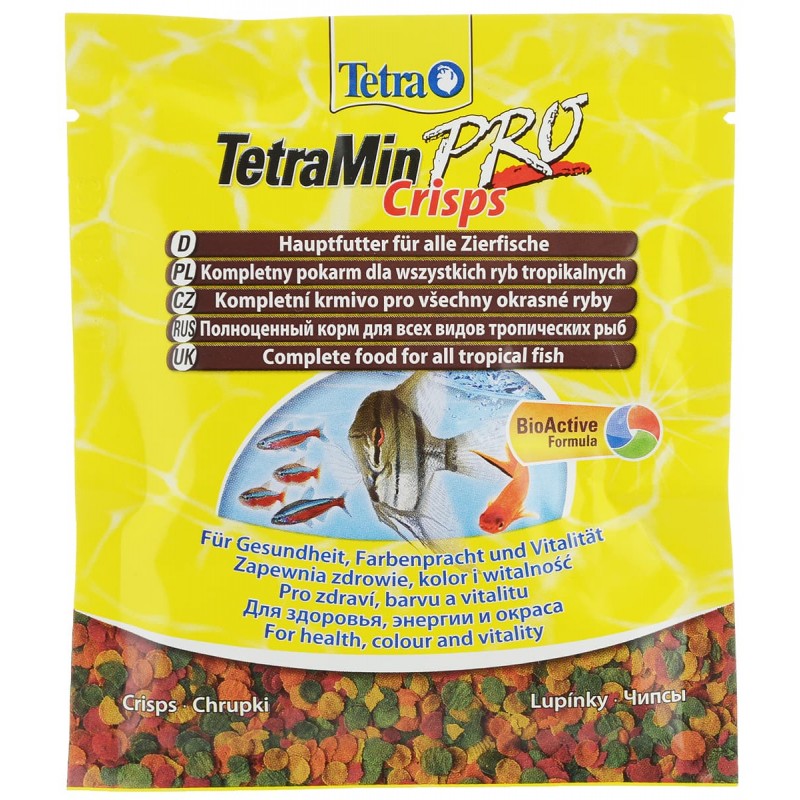 Tetra (корма) Корм для всех видов тропических рыб хлопья (пакет 12гр.) Tetra Min Pro Crisps 149304 0.012 кг 45013