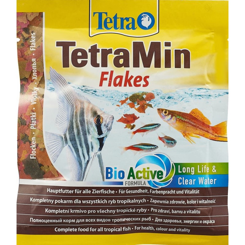 Tetra (корма) Корм для всех видов рыб хлопья  (пакет 12гр.) TetraMin Floken 766402 0.012 кг 45014