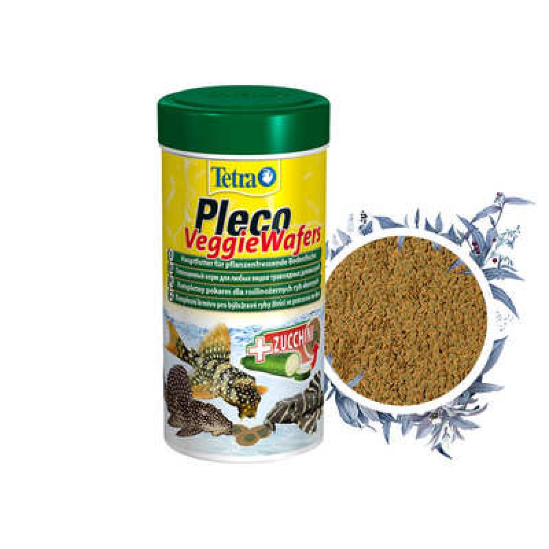 Tetra (корма) Корм для всех видов травоядных донных рыб пластины Pleco Wafers 199118 0,110 кг 36334