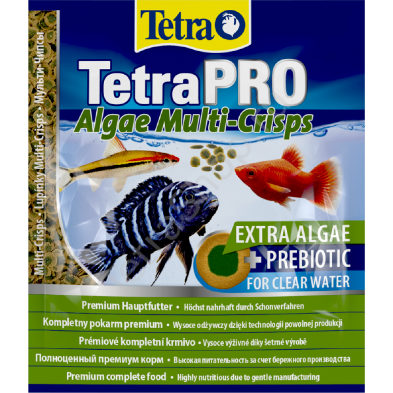 Tetra Pro Algae корм для рыб, чипсы 12 гр