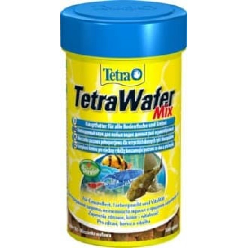Tetra (корма) Корм для всех донных рыб подходит для ракообразных 2 вида чипсов Wafer Mini Mix 189911 0,052 кг 44849