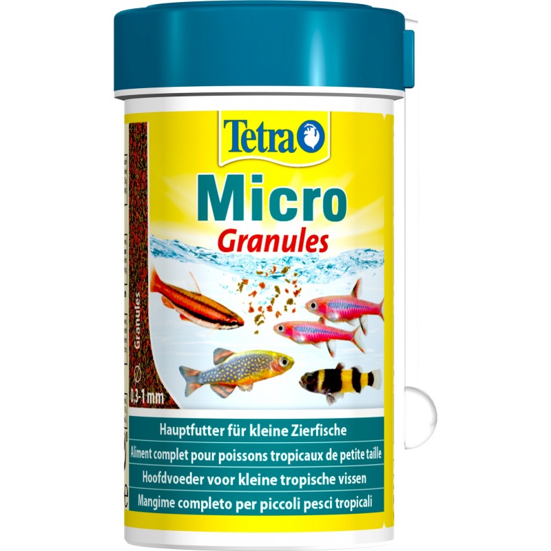 Tetra (корма) Корм для всех видов мелких рыб, микрогранулы Tetra Мicro Granules 756861, 0,045 кг