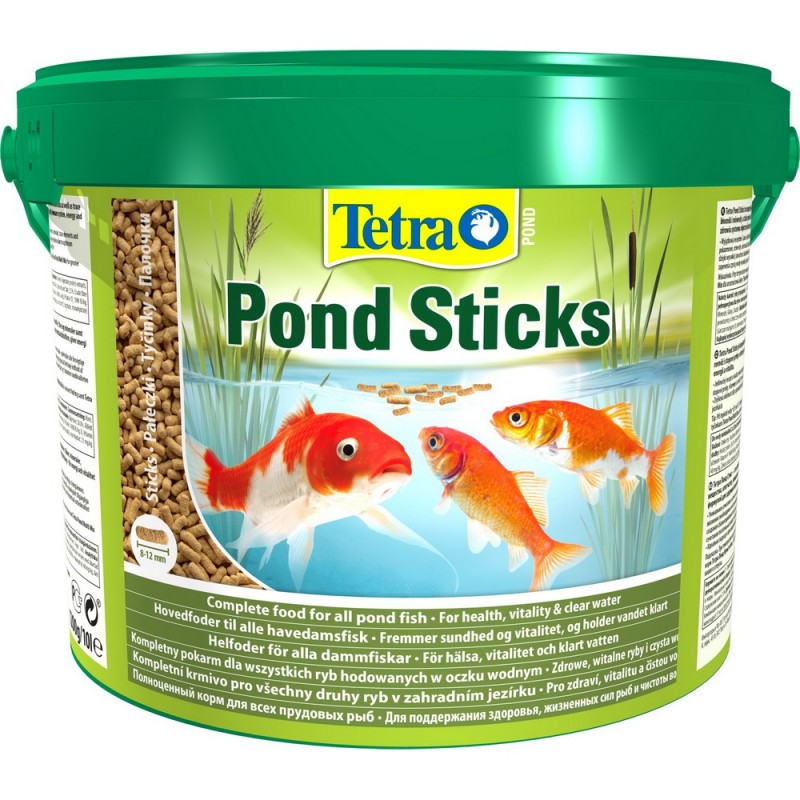 Корм для прудовых рыб Tetra Pond Sticks 10 л, палочки