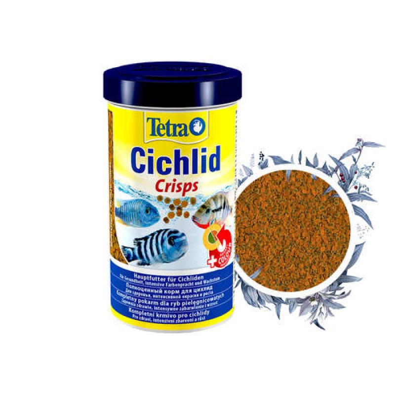 Tetra (корма) ВИА Корм для всех видов цихлид чипсы Cichlid PRO Crisps 198432 0,115 кг 36332